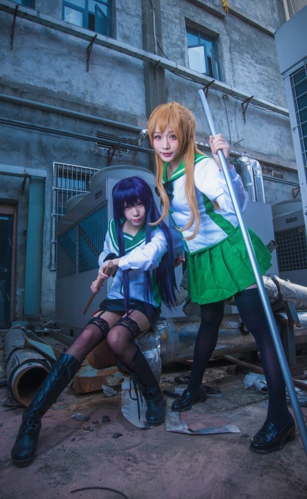 学园默示录cos 毒岛伢子 宫本莉正片_腾讯新闻