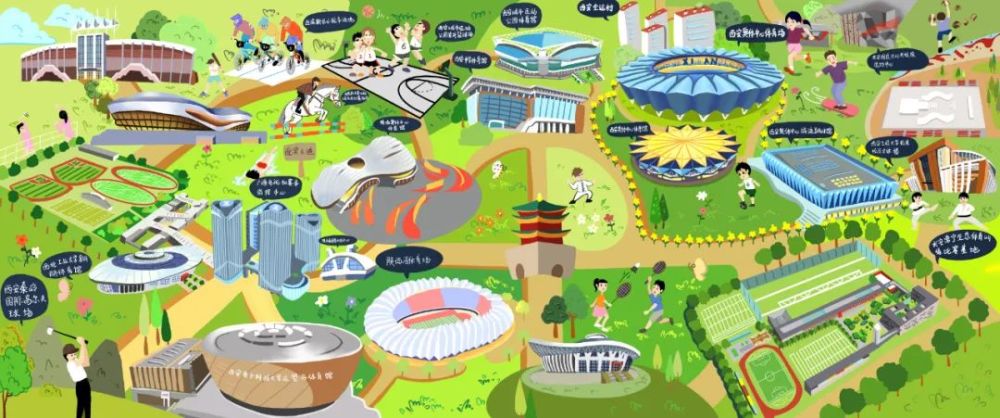 西安的这18个全运会场馆,你最喜欢哪一个?