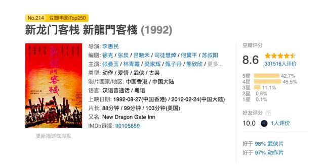 李连杰|30年前的《新龙门客栈》，李连杰遗憾错失，却意外成就了甄子丹