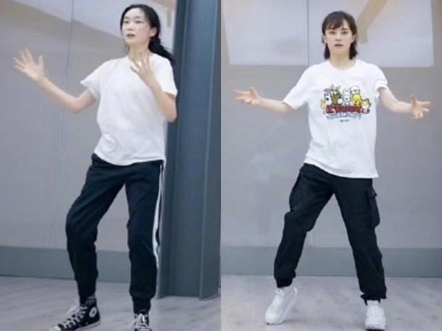 孙俪|孙俪拍戏健身两不误，大清早起来跳舞生活自律，正能量满满