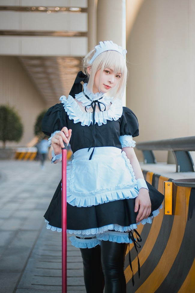 cos:saber女仆,萤火虫漫展 场照