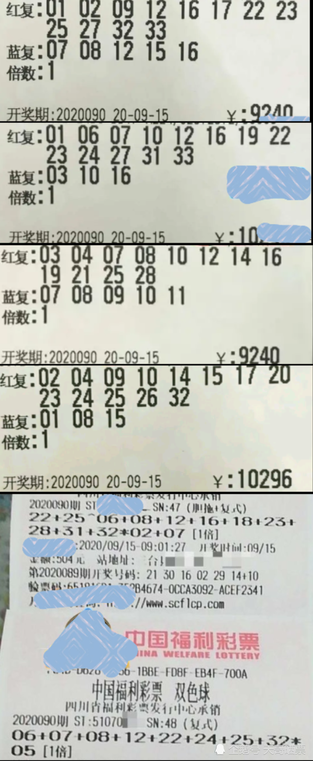 第090期双色球晒票下午场 多张万元大票精彩不断 腾讯网