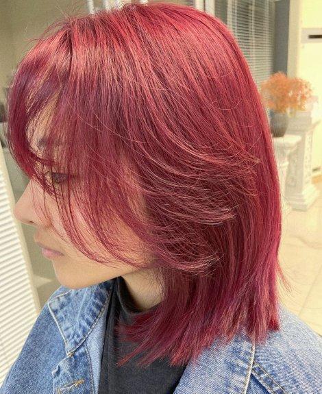 想学习更系统全面的染发技术,可以关注我!根据红色纯度去加入0.