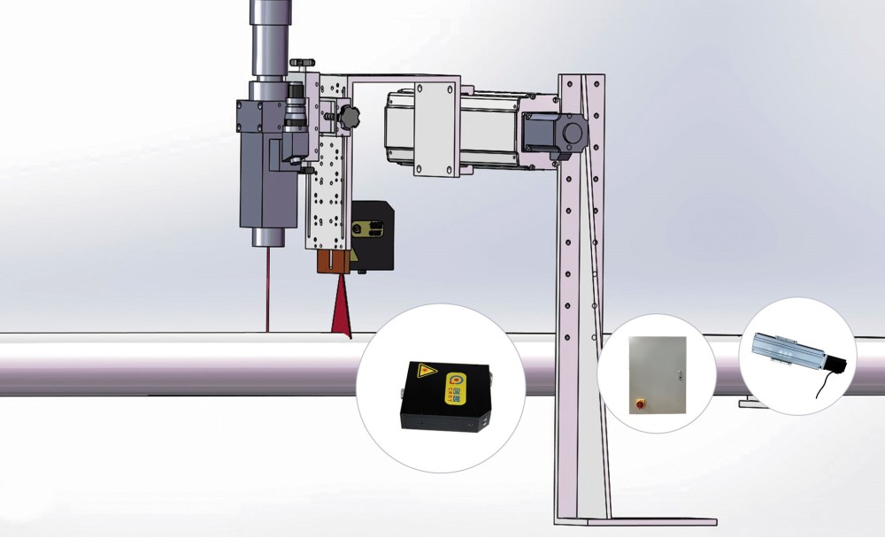 直缝焊管激光焊缝拥有自动跟踪系统