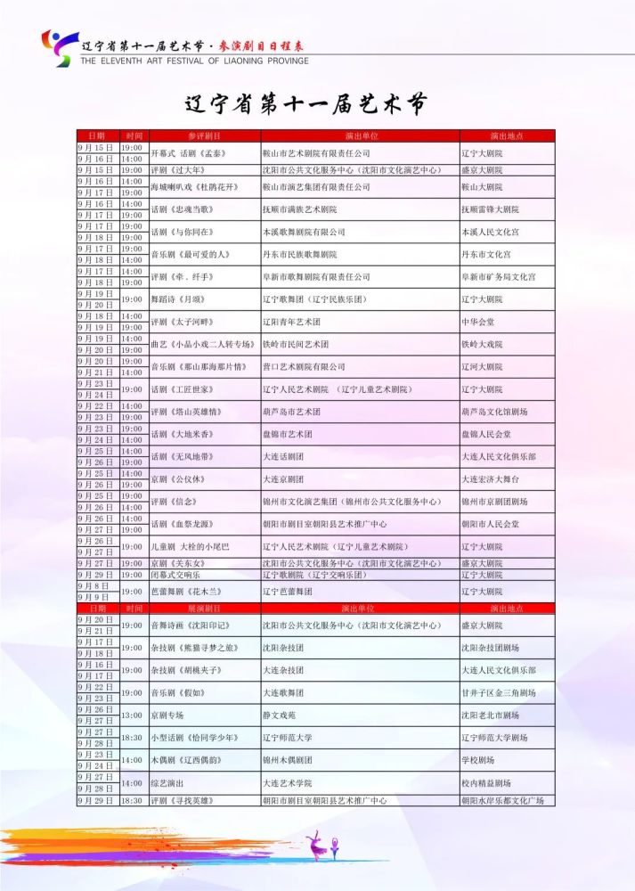 艺术节|打卡今晚！辽宁省第十一届艺术节来了！