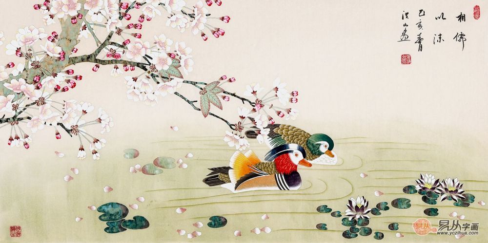 装饰画|家里墙上挂装饰画 这些国画作品一定要看看