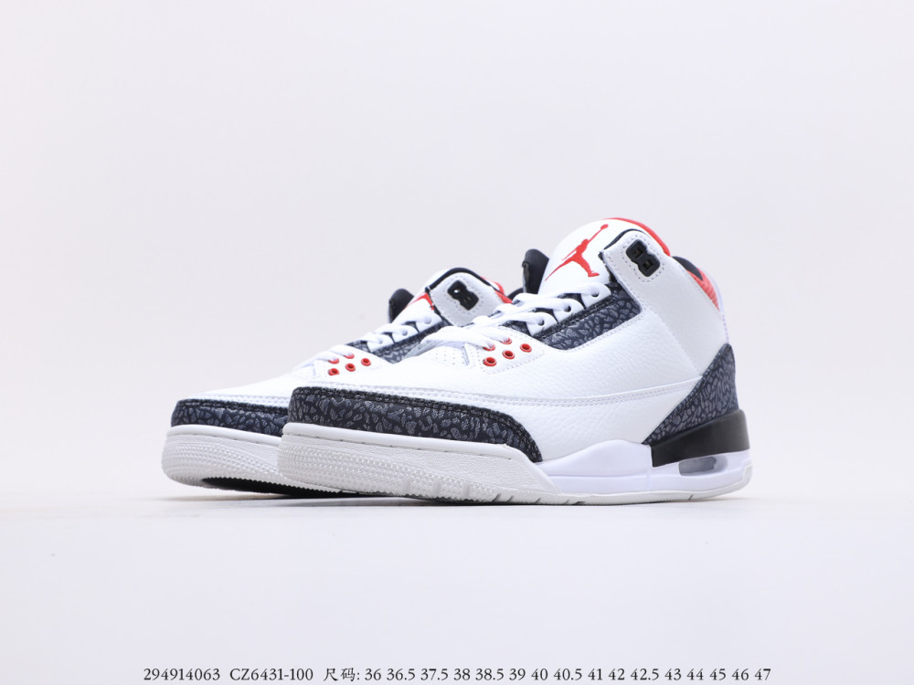 王琳凯同款乔丹aj3火焰红气垫缓震休闲鞋测评