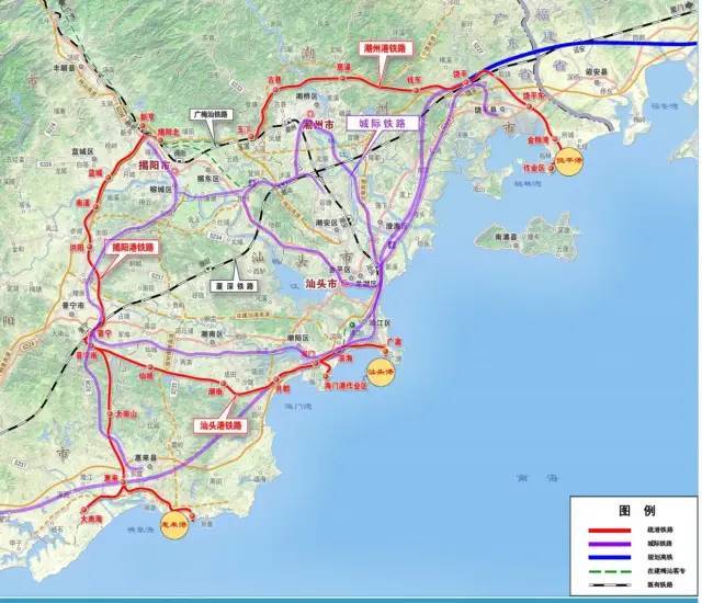 8月27日至28日,粵東城際鐵路汕頭至潮汕機場段,潮州東至潮汕機場段