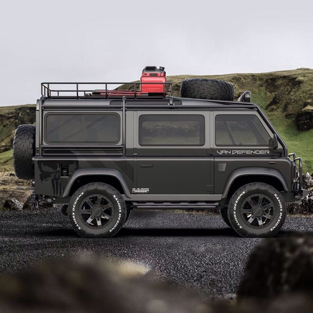 路虎卫士面包车渲染图曝光,男人的大玩具又来了