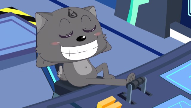 于是,小狼人淘淘就先把慢羊羊他们骗到冰极,而后再成功激怒喜羊羊