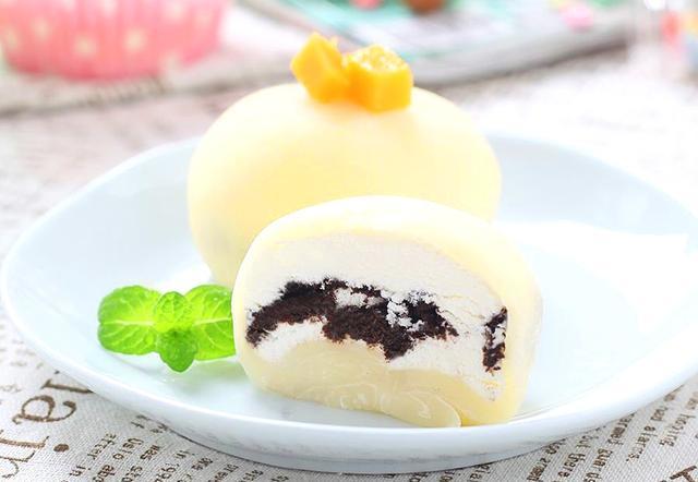 孩子最爱的小甜点家常版雪媚娘白白胖胖软糯香甜人见人爱