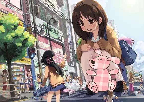 传说中的巨人)同化,变成了巨大娘,成为人类对抗外星怪兽的守护神之一