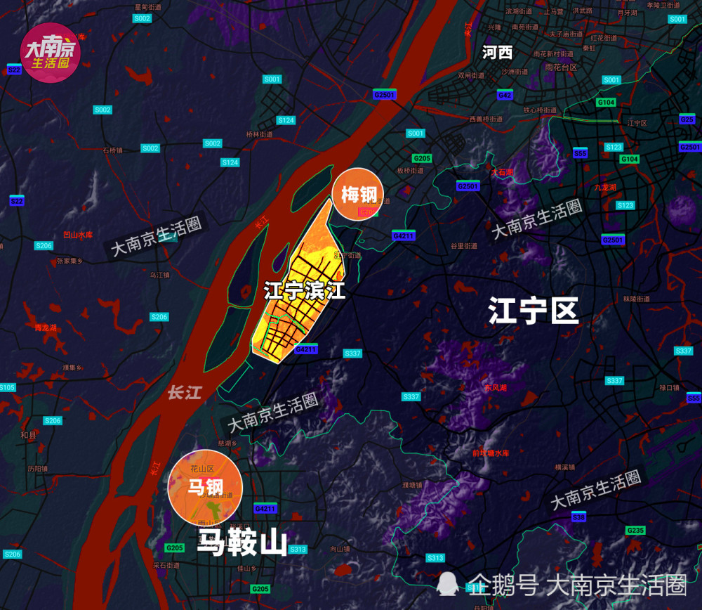 南京這裡缺地鐵更缺濱江大道5公里斷頭路該通了