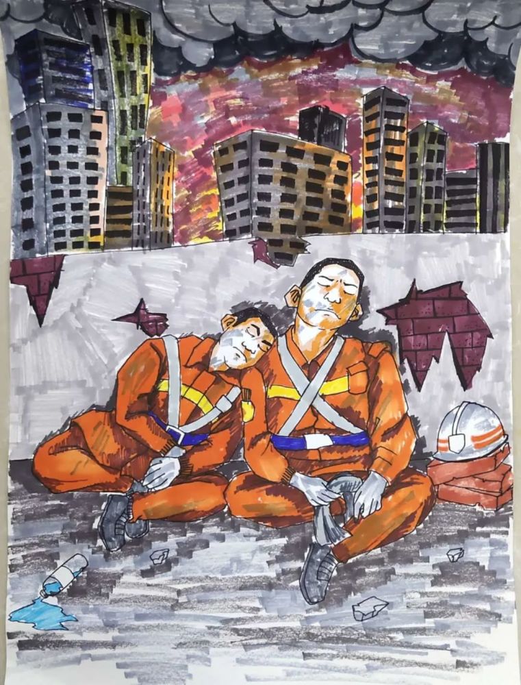 孩子们心中的消防员什么样