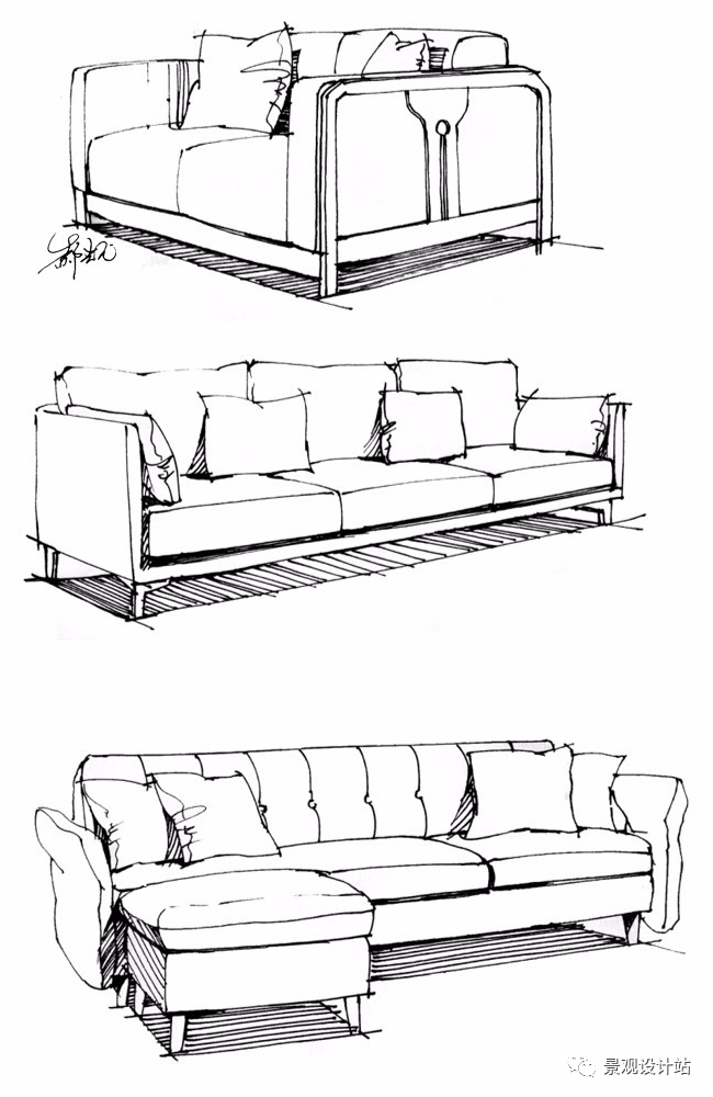 室内线稿大合集!