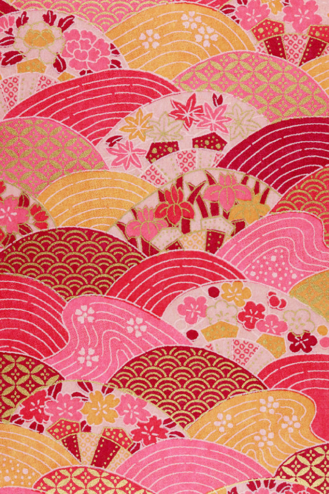 富有深邃意境的日式和风布纹