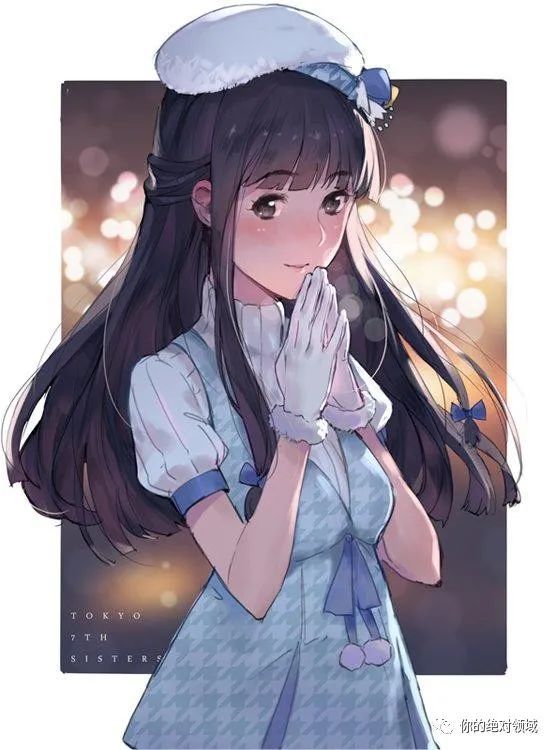 领域插画精选可爱的邻家少女