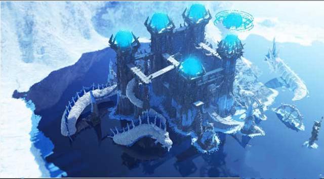 我的世界:冰龙城堡!冰雪之中的建筑?玩家们看后都喜欢上了