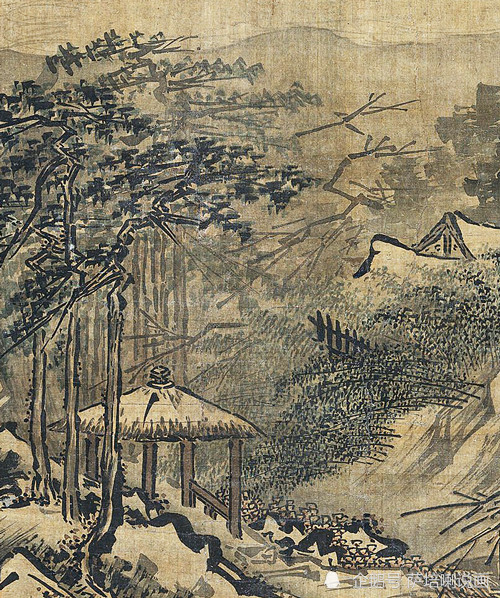 张一正|天寒地冻，带着一只仙鹤去游山玩水，张一正绘《寒溪载鹤》