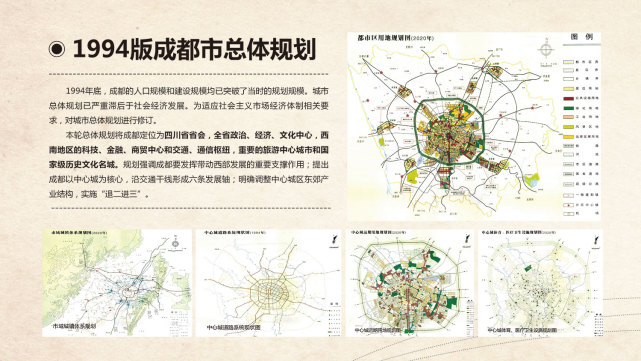 走进成都市规划馆历版总规修编沿革