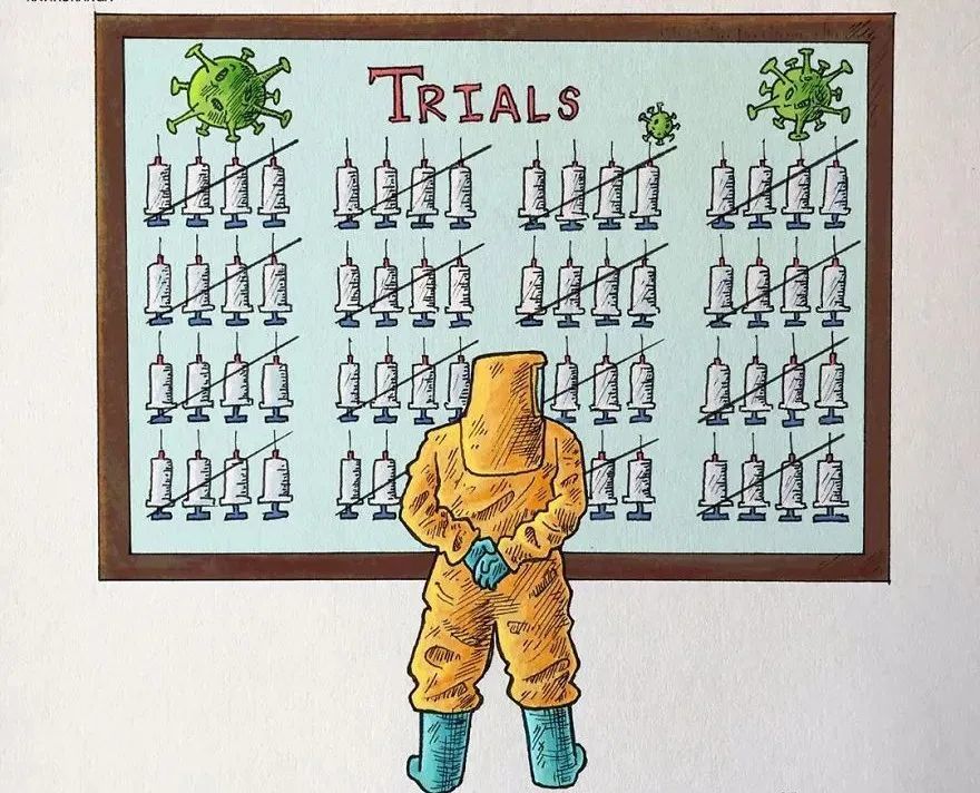 新冠病毒|印度画家用22幅插画，画出人们面对新冠病毒的表现，看完感动了