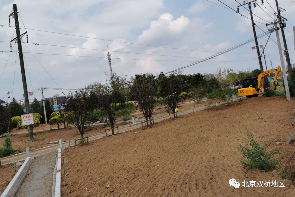 广渠路|占地4.5万平方米 北京广渠路咸宁侯廊道景观进入收尾阶段