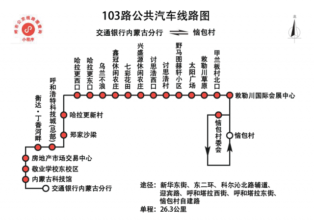 103路直达敕勒川草原