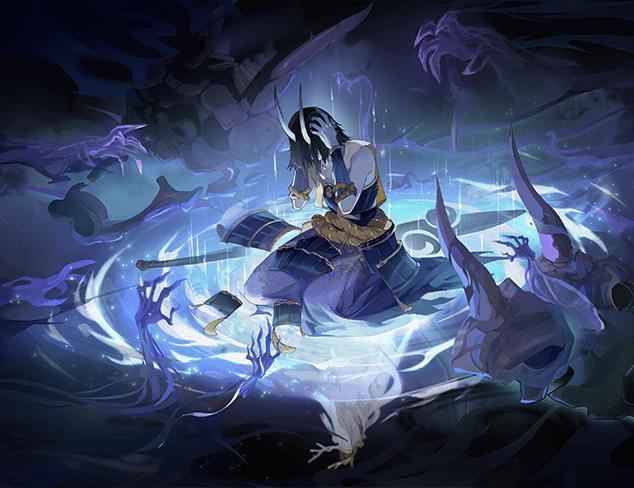 第一次长是尚在ssr稀有度的大岳丸,其苦恼痛苦的跪