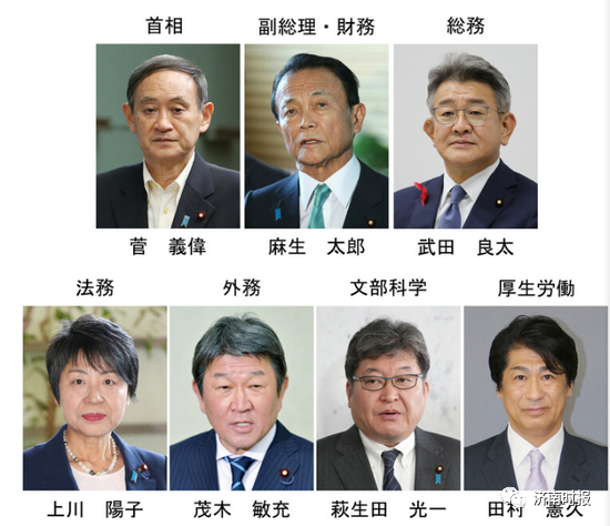 正式出任日本新一届内阁名单公布