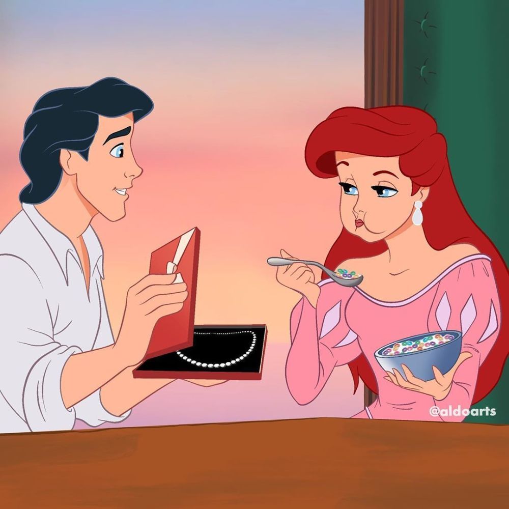 爱丽儿公主是大家都很熟悉的小美人鱼,她那火红色的头发给人留下了
