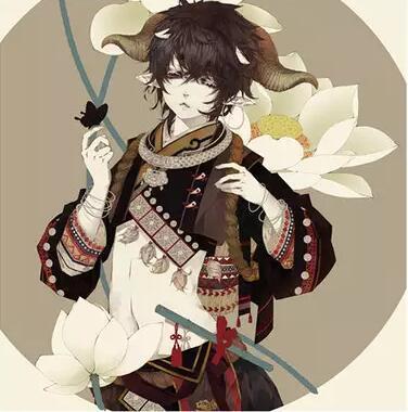 中国风人物怎么画?教你用sai绘制苗族人物