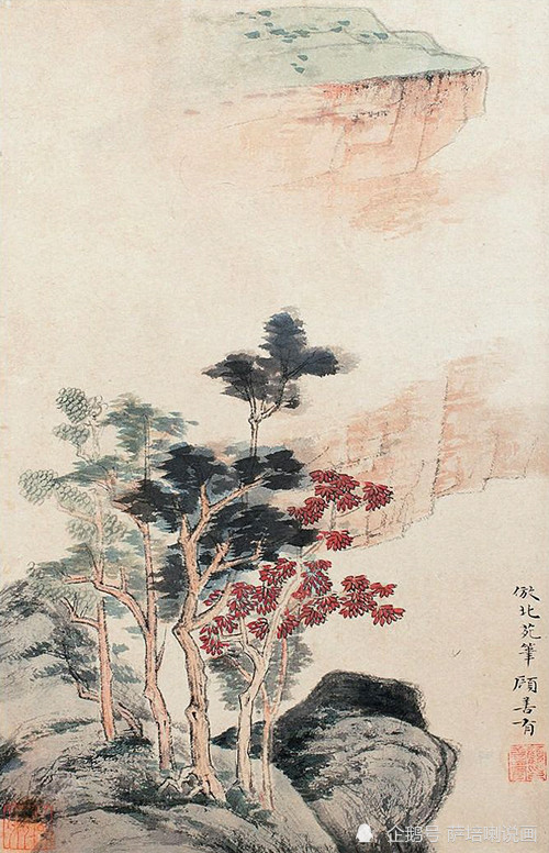 顾善有|名为仿古创作，实则遵从内心，顾善有绘《山水册》