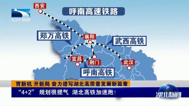 开建4条铁路，争取2个项目……湖北“4+2”规划很提气 ！(图3)