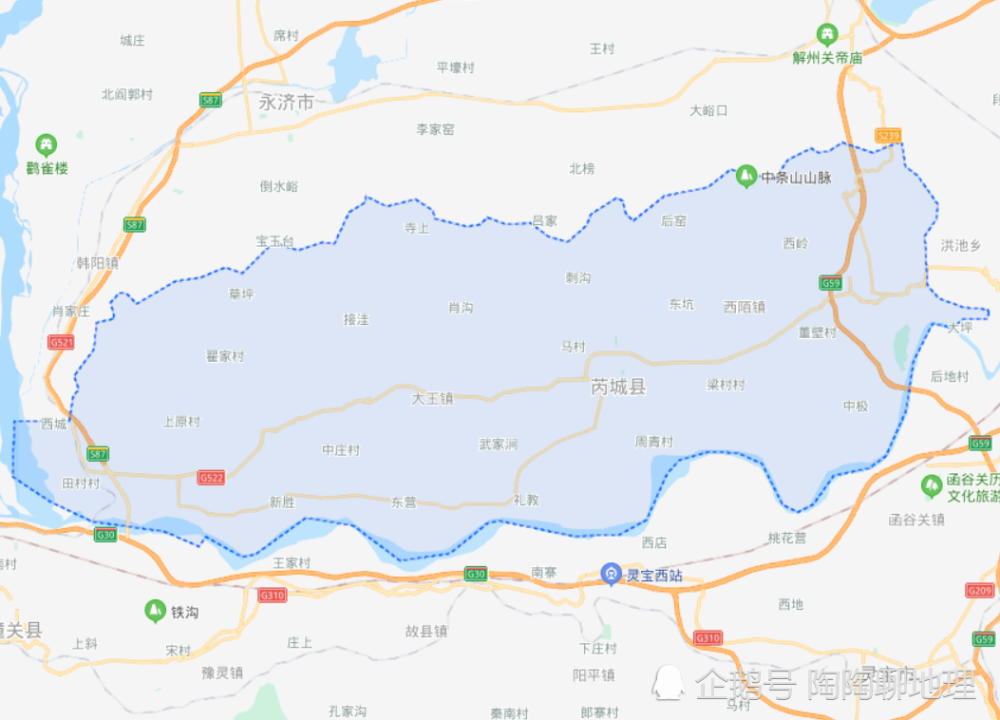 山西运城市有一个县,有132处重点文物保护单位,县城建在黄河边