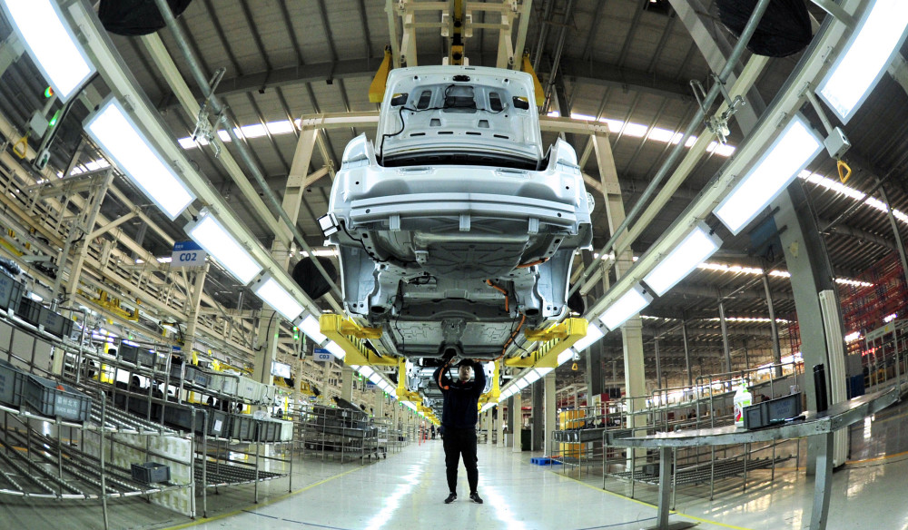 北京汽车制造业增加值由降转增