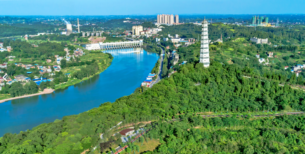 内江塔山公园图片