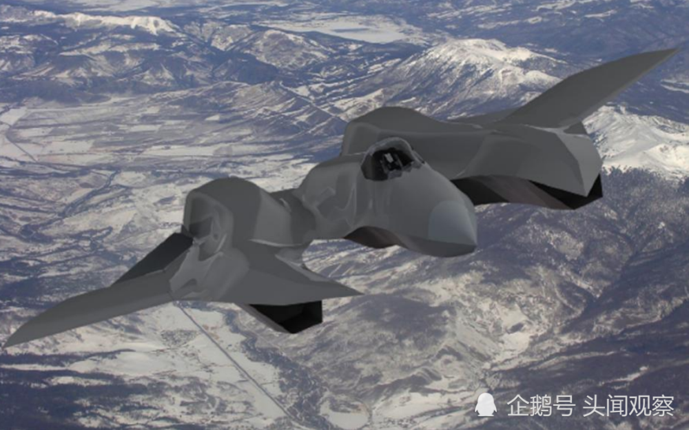 美军六代机试飞画面曝光三角形布局看着很科幻犹如ufo