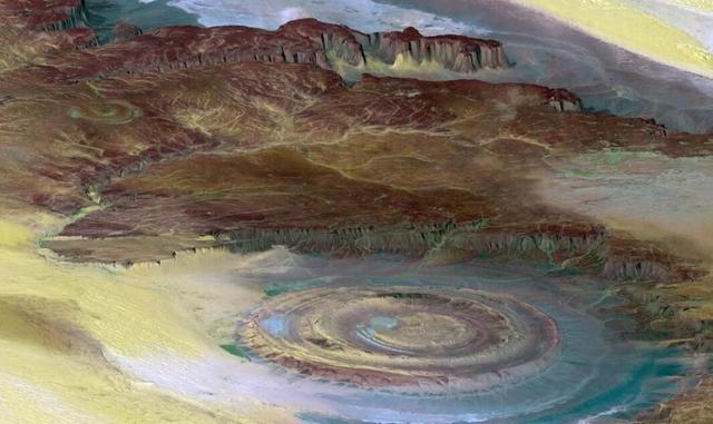 撒哈拉沙漠|撒哈拉沙漠中有个“大眼睛”，长达七百里，“眼珠子”就有百里长