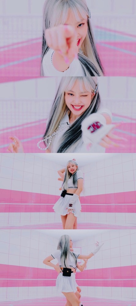 jennie金智妮‖ice cream_腾讯新闻