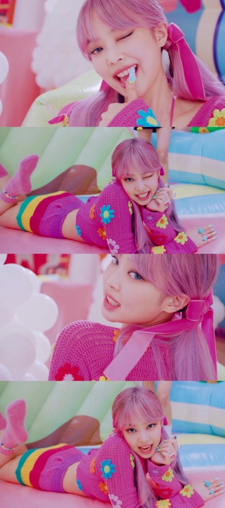 jennie金智妮‖ice cream_腾讯新闻