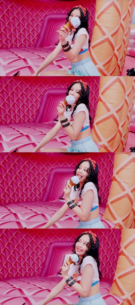 jennie金智妮‖ice cream_腾讯新闻