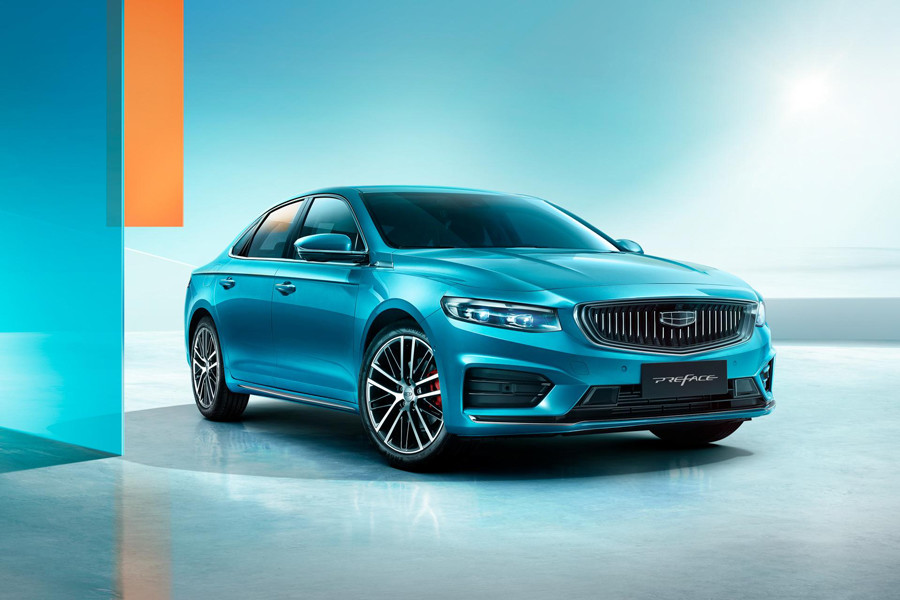 吉利preface|吉利PREFACE将于北京车展预售 四季度上市，尺寸比速腾大