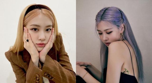 blackpink rosé浪漫银紫发登封!高贵冷艳被赞"人间玫瑰"