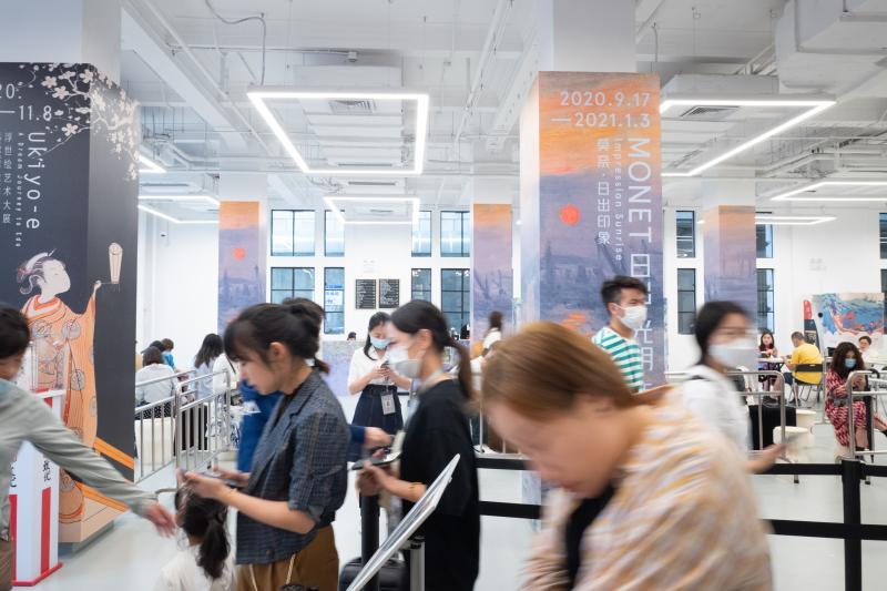 莫奈|9件莫奈原作在上海展出，只设一米线，连玻璃框都没装