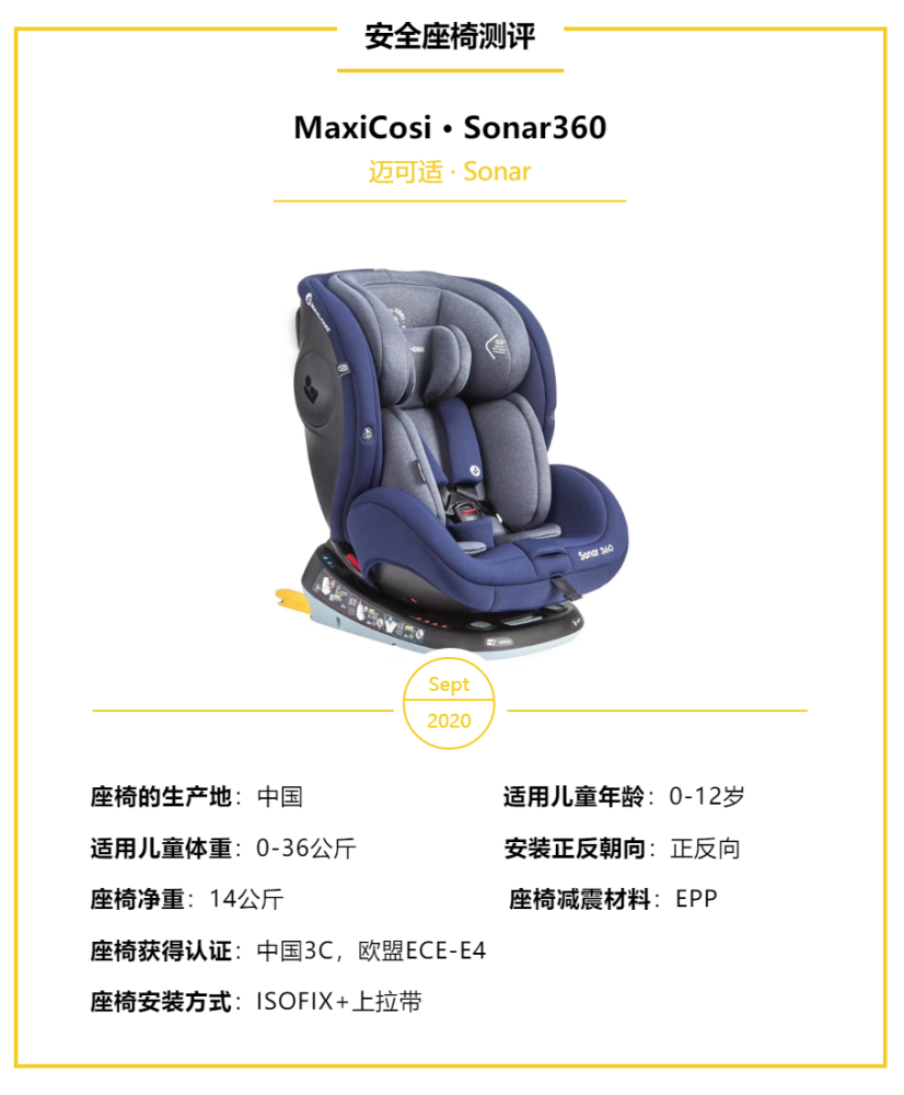 maxi cosi sonar 360