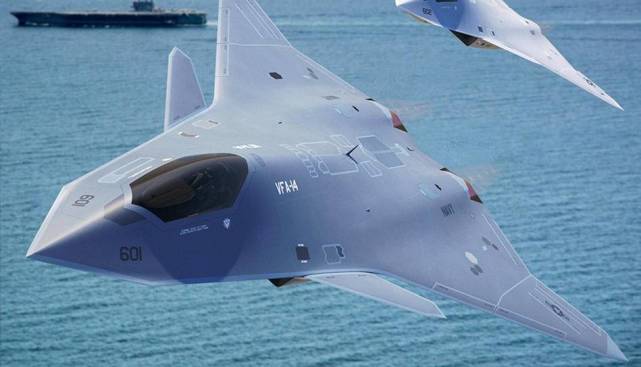 外界推测为美国六代机验证机正在试飞的情况