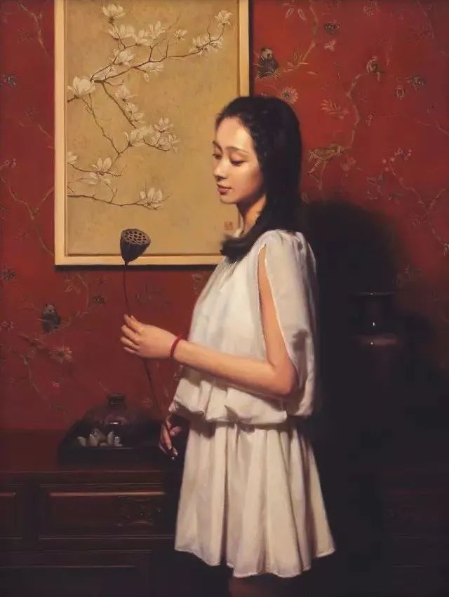 油画|他的作品 重现了古典油画中，如诗一般的美！