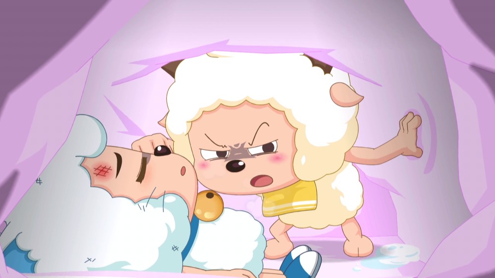 不然喜羊羊还真的很难坚持到灰太狼和皓月等人把他们挖出来