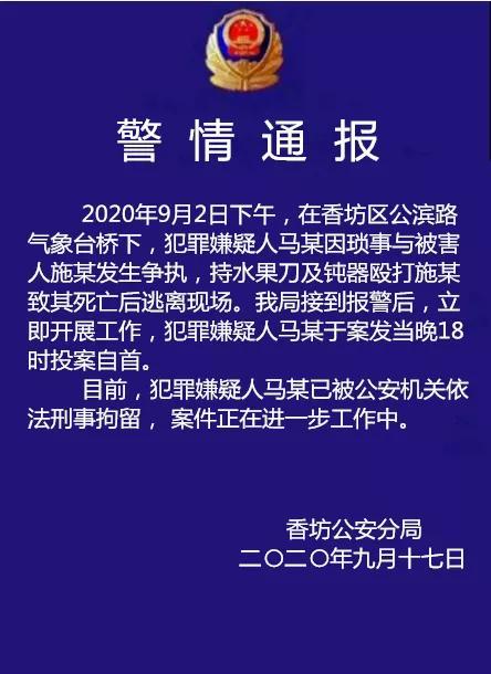 警情通报