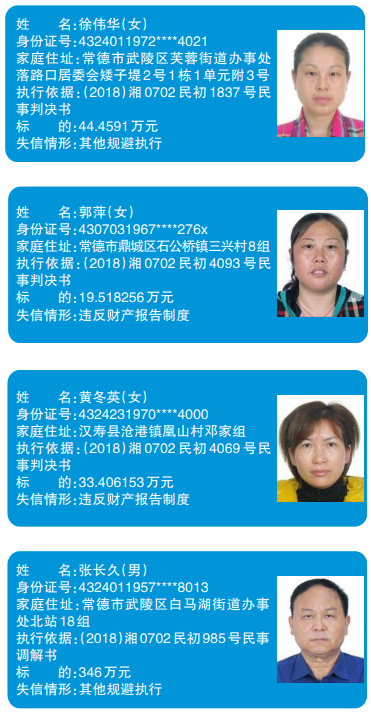 常德又实名曝光12人照片身份证都有快看有你认识的吗